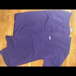 Figs Large Top, Large Tall LT bottom purple